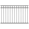  fekete Assen acél kerítéspanel 1,7 x 1 m