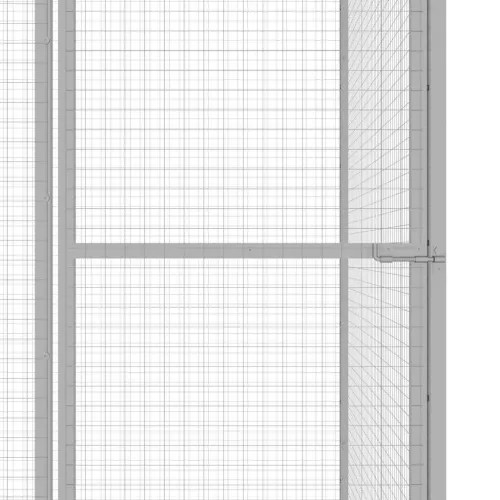  horganyzott acél macskaketrec 1,5 x 1,5 x 1,5 m