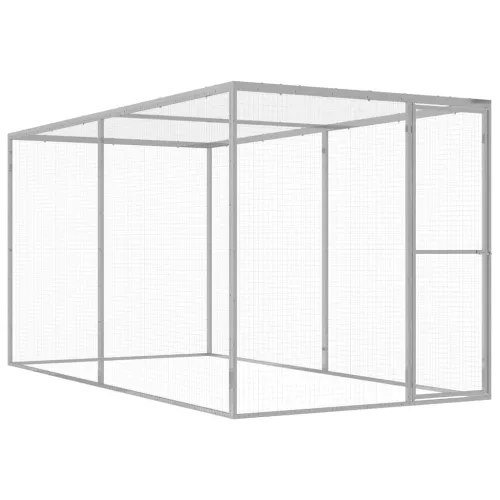  horganyzott acél macskaketrec 3 x 1,5 x 1,5 m
