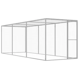  horganyzott acél macskaketrec 4,5 x 1,5 x 1,5 m