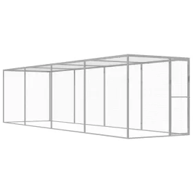  horganyzott acél macskaketrec 6 x 1,5 x 1,5 m