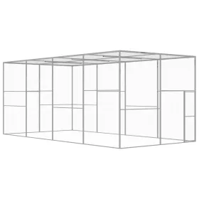  horganyzott acél macskaketrec 6 x 3 x 2,5 m