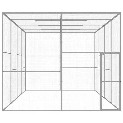  horganyzott acél macskaketrec 6 x 3 x 2,5 m