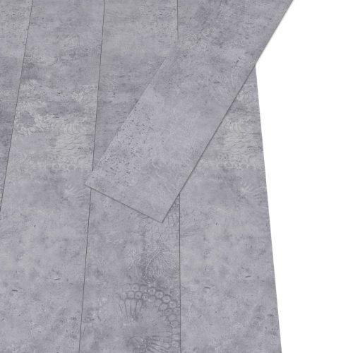  cementszürke 3 mm-es öntapadó PVC padlóburkolat 4,46 m²