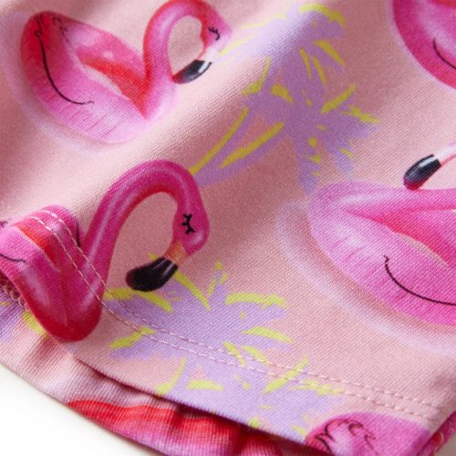 Világos rózsaszín gyerekrövidnadrág húzózsinórral 140