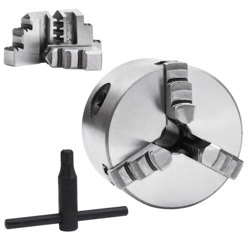  3 szorítópofás önközpontosító acél esztergatokmány 80 mm