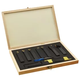    12 részes váltólapos esztergaszerszám készlet 16 x 16 mm 100 mm