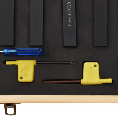  12 részes váltólapos esztergaszerszám készlet 16 x 16 mm 100 mm