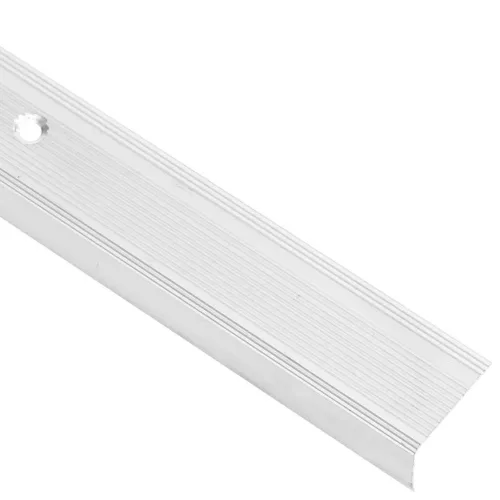  15 db ezüstszínű L-alakú alumínium lépcsőélvédő 90 cm