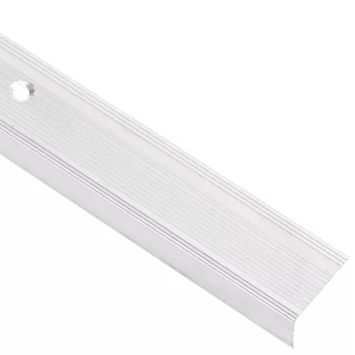  15 db ezüstszínű L-alakú alumínium lépcsőélvédő 90 cm