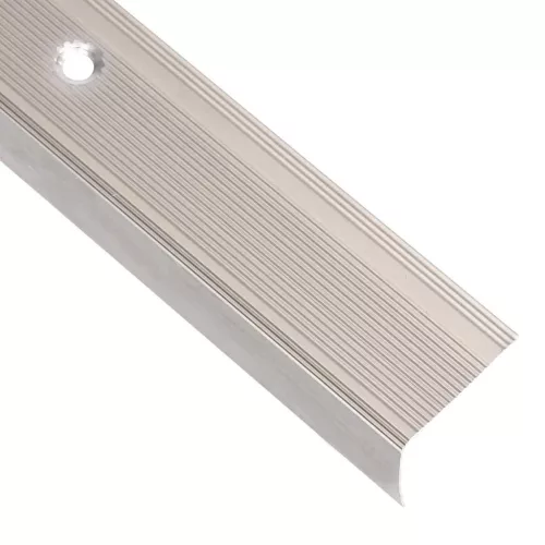  15 db pezsgőszínű L-alakú alumínium lépcsőélvédő 100 cm