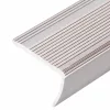  15 db pezsgőszínű L-alakú alumínium lépcsőélvédő 100 cm