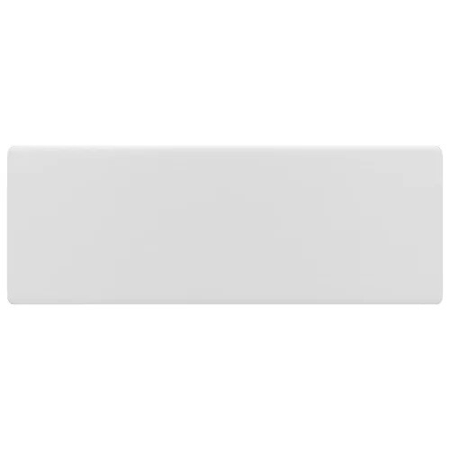  négyszög alakú matt fehér kerámia mosdókagyló túlfolyóval 41 x 41 cm