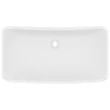  matt fehér kerámia luxus mosdókagyló 71 x 38 cm