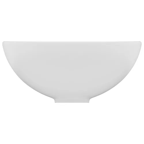  kerek matt fehér kerámia luxus mosdókagyló 32,5 x 14 cm