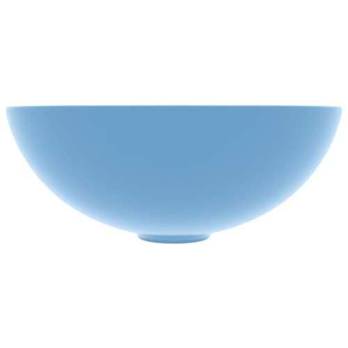  kerek matt világoskék kerámia mosdókagyló