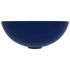  kerek matt sötétkék kerámia mosdókagyló