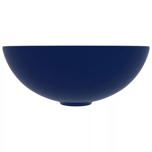  kerek matt sötétkék kerámia mosdókagyló