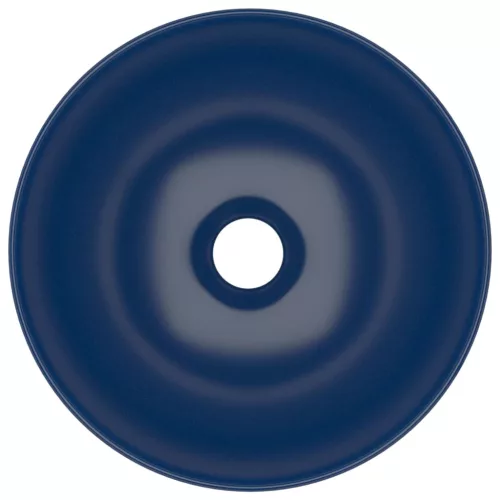  kerek matt sötétkék kerámia mosdókagyló