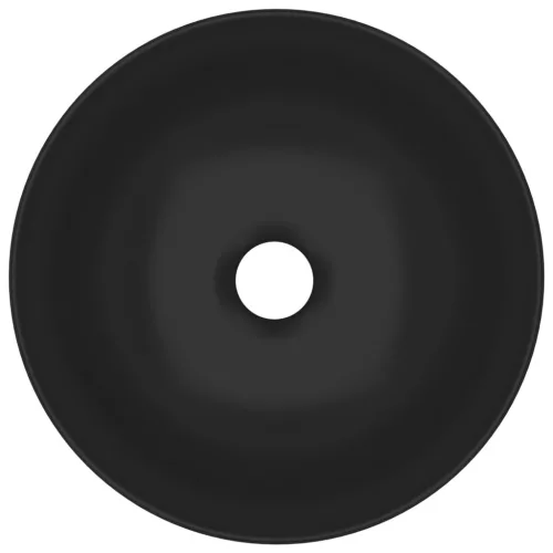  kerek matt fekete kerámia mosdókagyló