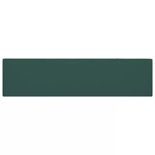  sötétzöld kerámia mosdókagyló túlfolyóval