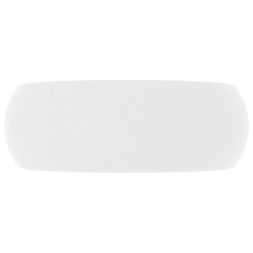  kerek matt fehér kerámia luxus mosdókagyló 40 x 15 cm