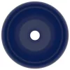  kerek matt sötétkék kerámia luxus mosdókagyló 40 x 15 cm