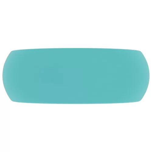  kerek matt világoszöld kerámia luxus mosdókagyló 40 x 15 cm