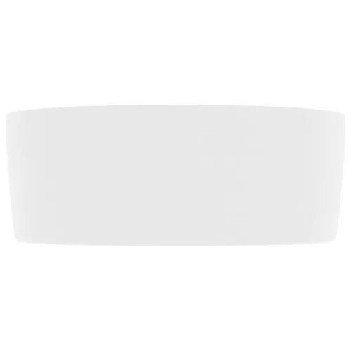  kerek matt fehér kerámia luxus mosdókagyló 40 x 15 cm