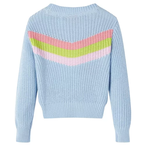 Gyerek pulóver kötött kék 128