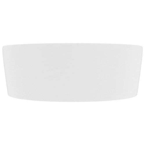  matt fehér luxus kerámia mosdókagyló túlfolyóval 36 x 13  cm