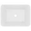  matt fehér kerámia luxus mosdókagyló 41x30x12 cm