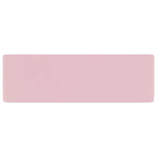  matt rózsaszín kerámia luxus mosdókagyló 41x30x12 cm