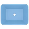  matt világoskék kerámia luxus mosdókagyló 41x30x12 cm