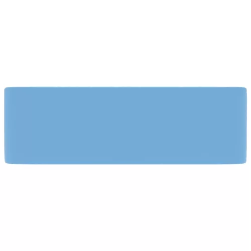  matt világoskék kerámia luxus mosdókagyló 41x30x12 cm