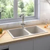  Konyhai mosogató Bézs 76 x 48 x 30 cm Vízjáték és gyanta