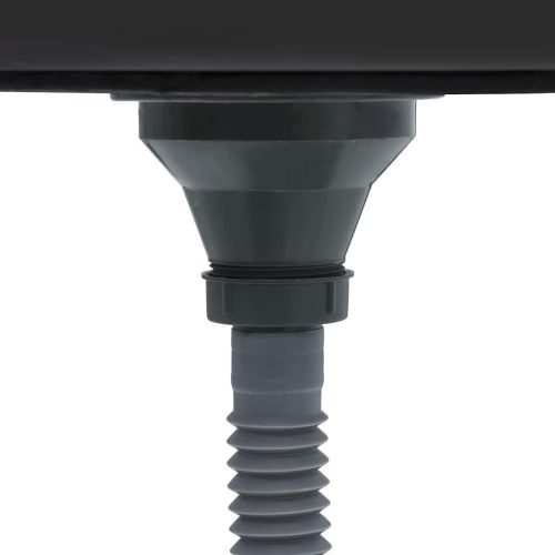  ezüst rozsdamentes acél lefolyós konyhamosogató 600x500x155 mm