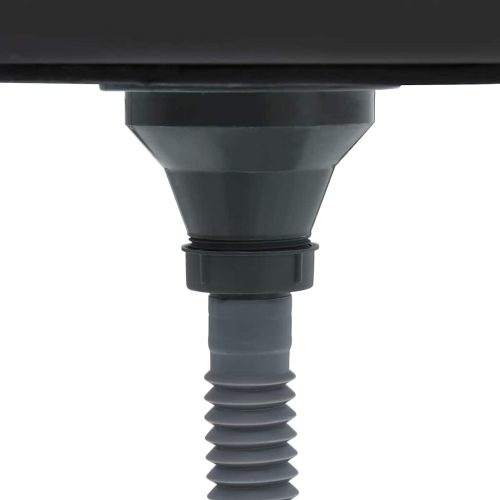  ezüst rozsdamentes acél lefolyós konyhamosogató 600x600x155 mm