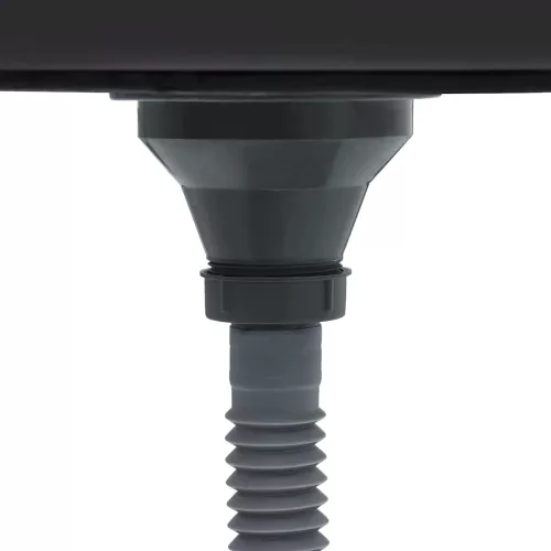  ezüst rozsdamentes acél lefolyós konyhamosogató 800x600x155 mm