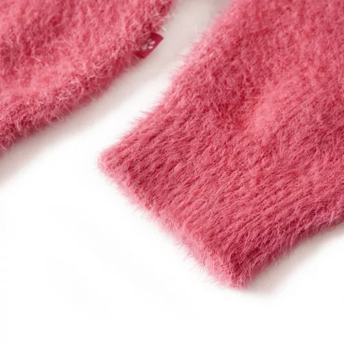 Gyerek pulóver kötött régi rózsaszín 128