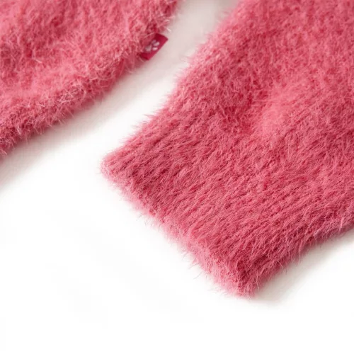 Gyerek pulóver kötött régi rózsaszín 140