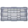  többfiókos szervező 22 fiókkal 49 x 16 x 25,5 cm