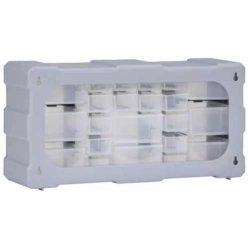  többfiókos szervező 22 fiókkal 49 x 16 x 25,5 cm