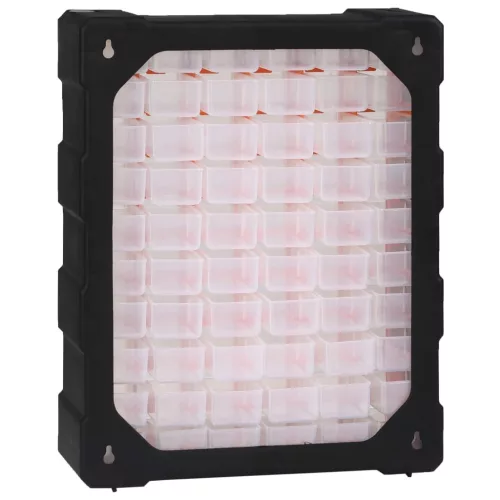  többfiókos szervező 60 fiókkal 38 x 16 x 47,5 cm