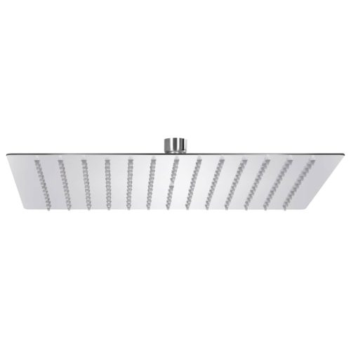  négyszögletes rozsdamentes acél esőztető zuhanyrózsa 30x30 cm 