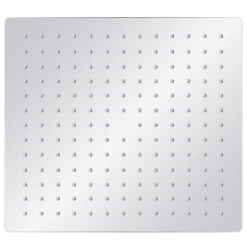  négyszögletes rozsdamentes acél esőztető zuhanyrózsa 30x30 cm 