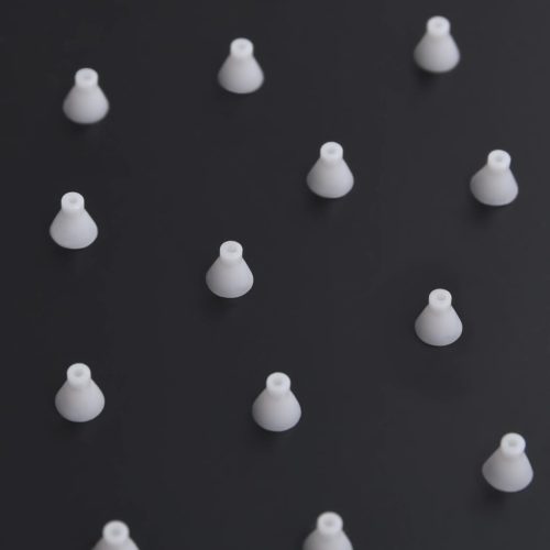  fekete négyszögletes rozsdamentes acél esőztető zuhanyfej 30x20 cm 