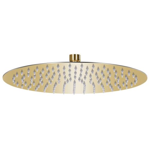  aranyszínű kerek rozsdamentes acél esőztető zuhanyrózsa 30 cm