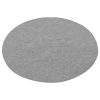  szürke szegecses aljú kerek PP műfű átm. 130 cm