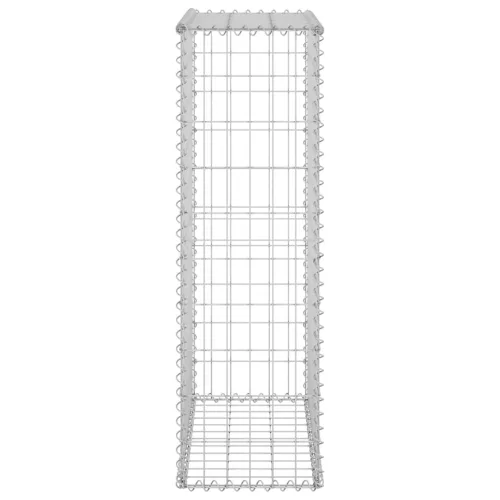  horganyzott acél gabion fal fedéllel 60 x 30 x 100 cm
